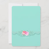 Uitnodiging voor artistieke Rozen (Achterkant)