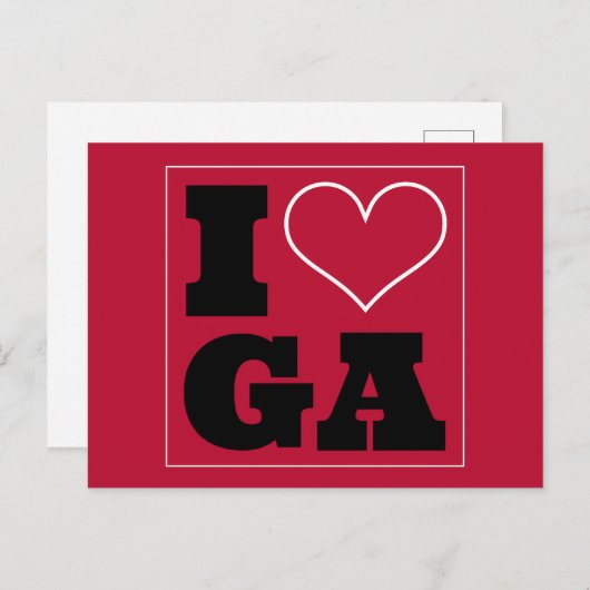 Uitnodiging voor Athene (GA) achterklep (Voorkant / Achterkant)