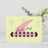 Uitnodiging voor atoomtijdperk (Staand voorkant)