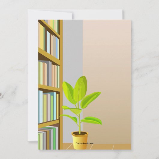 Uitnodiging voor Avid Reader Book Club (Achterkant)