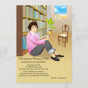 Uitnodiging voor Avid Reader Book Club