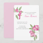 Uitnodiging voor Azalea Wedding (Voorkant / Achterkant)