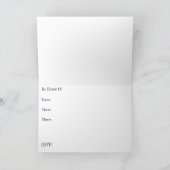 Uitnodiging voor Baby Boy Scroll Down (Binnen)