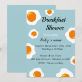 Uitnodiging voor baby breakfast borrel (Voorkant / Achterkant)