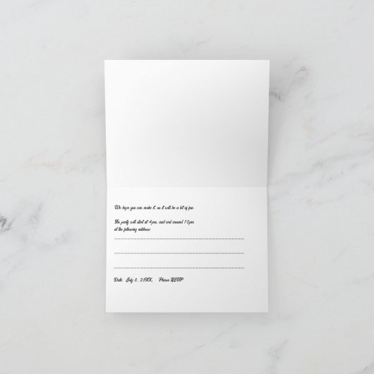 Uitnodiging voor baby geslacht onthulling feestje (Binnen)