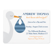 Uitnodiging voor Baby in winkel/Baby