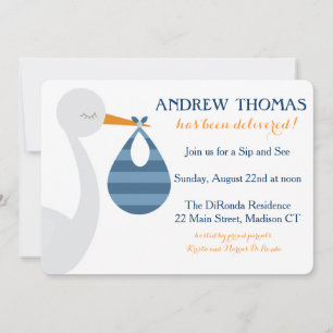 Uitnodiging voor Baby in winkel/Baby