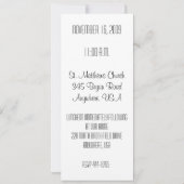 Uitnodiging voor baby-jongen met persoonlijke kers (Achterkant)