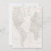 Uitnodiging voor baby jongen shower met hete lucht (Achterkant)