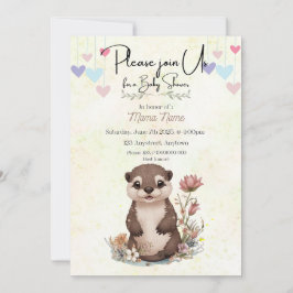 uitnodiging voor baby otterdouche