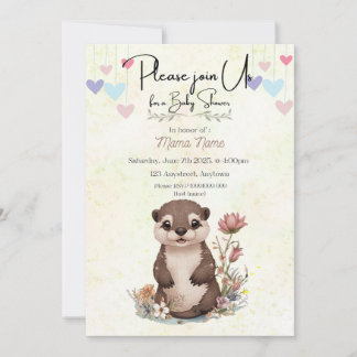 uitnodiging voor baby otterdouche