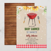 uitnodiging voor baby Q-douche (Voorkant / Achterkant)