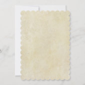 Uitnodiging voor  Baby shower (Achterkant)