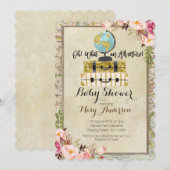 Uitnodiging voor  Baby shower (Voorkant / Achterkant)