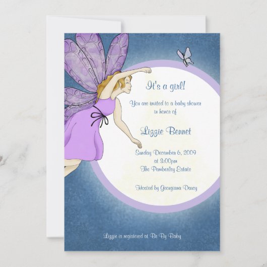 uitnodiging voor Baby shower (Voorkant)