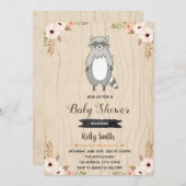 Uitnodiging voor baby shower (Voorkant / Achterkant)
