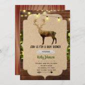 Uitnodiging voor baby shower (Voorkant / Achterkant)