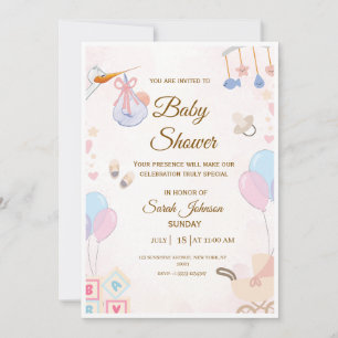 Uitnodiging voor baby shower