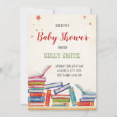 Uitnodiging voor baby shower boeken (Voorkant)