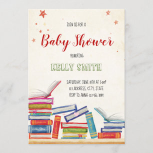 Uitnodiging voor baby shower boeken
