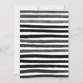 Uitnodiging voor Baby shower - Bonjour Bebe (Achterkant)