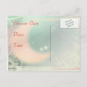 uitnodiging voor baby shower-briefkaart (Achterkant)