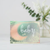 uitnodiging voor baby shower-briefkaart (Staand voorkant)
