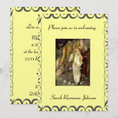  uitnodiging voor baby shower Fairy Tale (Voorkant / Achterkant)