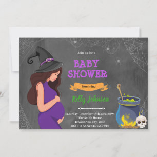 uitnodiging voor baby shower Halloween 