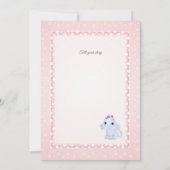 Uitnodiging voor baby shower, het is een jongen (Achterkant)