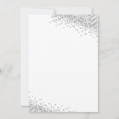 Uitnodiging voor Baby shower in de winter - Roze S (Achterkant)