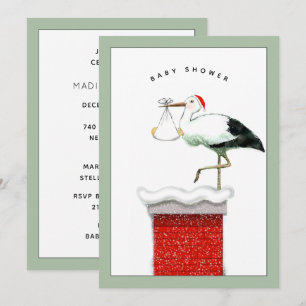 Uitnodiging voor Baby shower in december