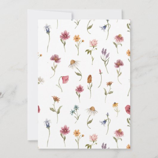 uitnodiging voor baby shower in ongewijzigde staat (Achterkant)