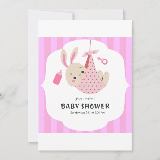 "Uitnodiging voor Baby shower" Kaart (Voorkant)