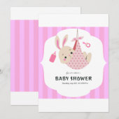 "Uitnodiging voor Baby shower" Kaart (Voorkant / Achterkant)