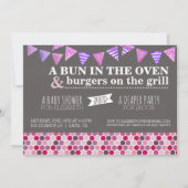 Uitnodiging voor baby shower/luierfeest (Voorkant)