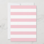 uitnodiging voor baby shower van Ballerina (Achterkant)