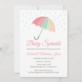 Uitnodiging voor Baby shower van de overvloed Het  (Voorkant)