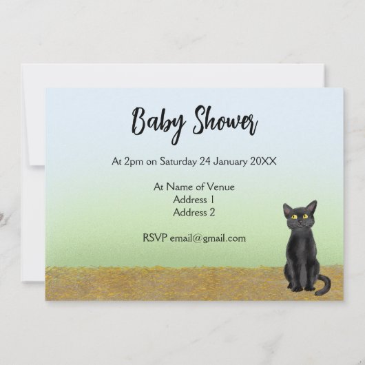 Uitnodiging voor baby shower van juffelkasten (Achterkant)