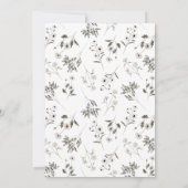 Uitnodiging voor Baby shower van mama tot bijen (Achterkant)