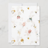 Uitnodiging voor Baby shower van Spring Garden (Achterkant)