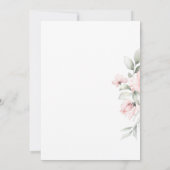 Uitnodiging voor Baby shower van Spring Garden (Achterkant)