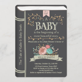 uitnodiging voor Baby shower van Storybook Unisex
