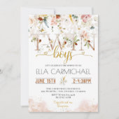 Uitnodiging voor Baby shower van Tuin Twins Boys (Voorkant)