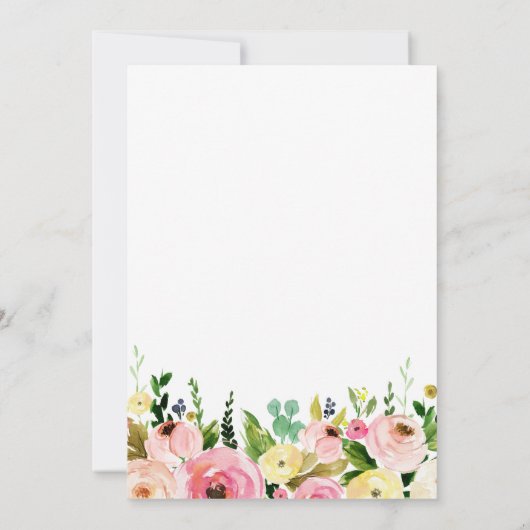 Uitnodiging voor baby shower van varkens, uitnodig (Achterkant)