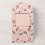 Uitnodiging voor baby shower van Woodland, Boho Al (Buitenkant)