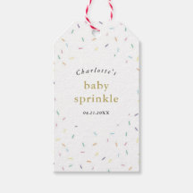 Uitnodiging voor baby sprinkle met regenboogspikke