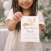 Uitnodiging voor babyborrel brunch