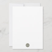 Uitnodiging voor babyfeest (Achterkant)