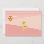 Uitnodiging voor babyfeest op afstand (Achterkant)